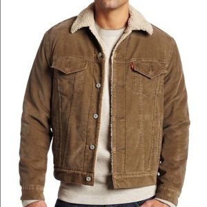 Men’s Levi’s Corduroy Sherpa Trucker Jacket